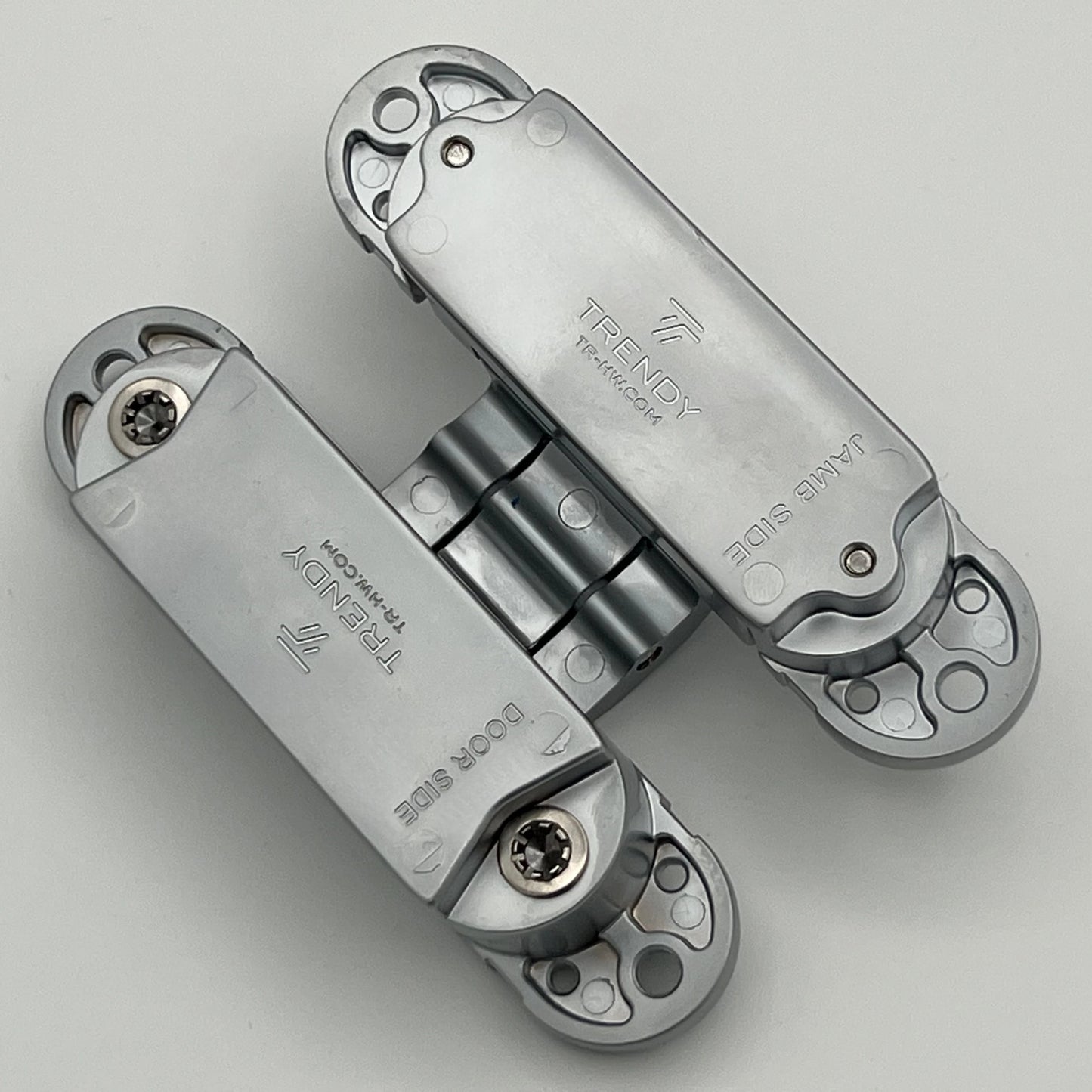 3D Adjustable Concealed Hinges pack | Silver